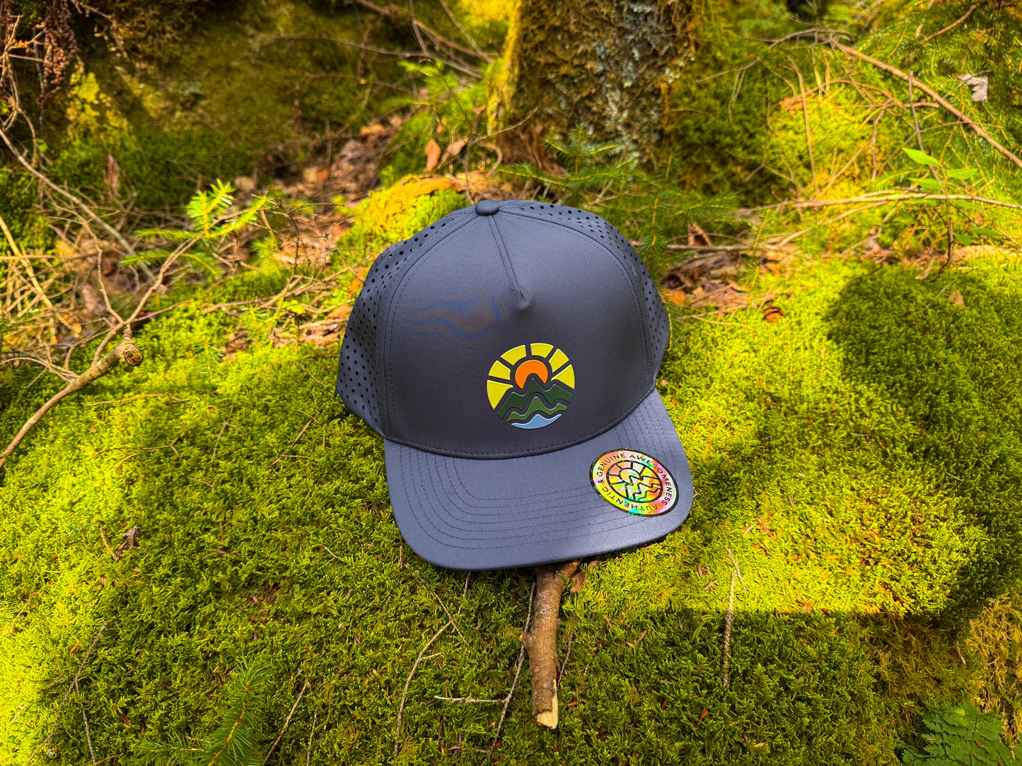 Adventure Trucker - Full Color Logo - Slate Blue/Grey