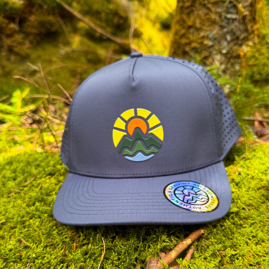 Adventure Trucker - Full Color Logo - Slate Blue/Grey