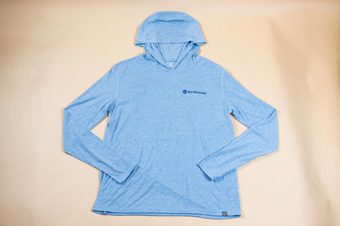 McClumsy Lightweight Hoodie Chill Blue Front