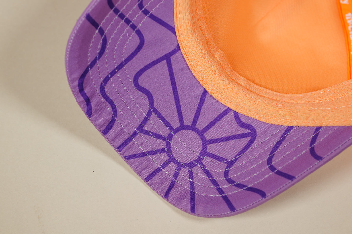 Foam Trucker - Mountains and Sea Purple and Orange