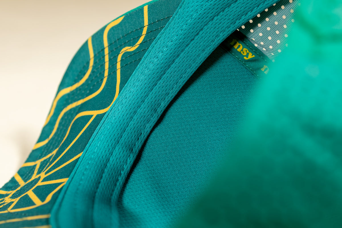 Foam Trucker - Yellow & Aqua Green
