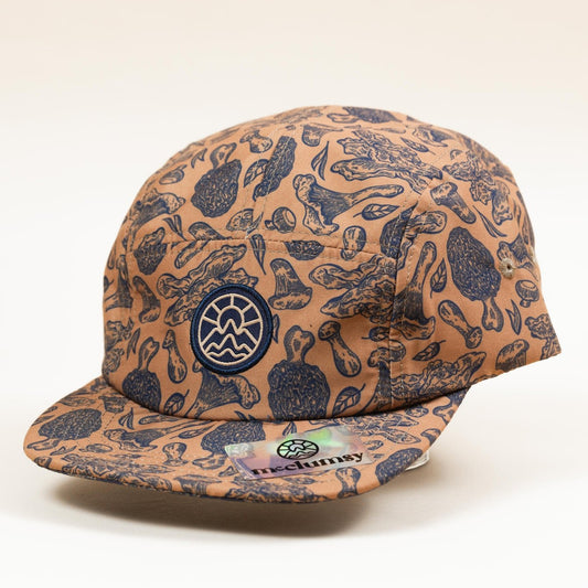 McClumsy Brown-Blue Mushroom Cap Front
