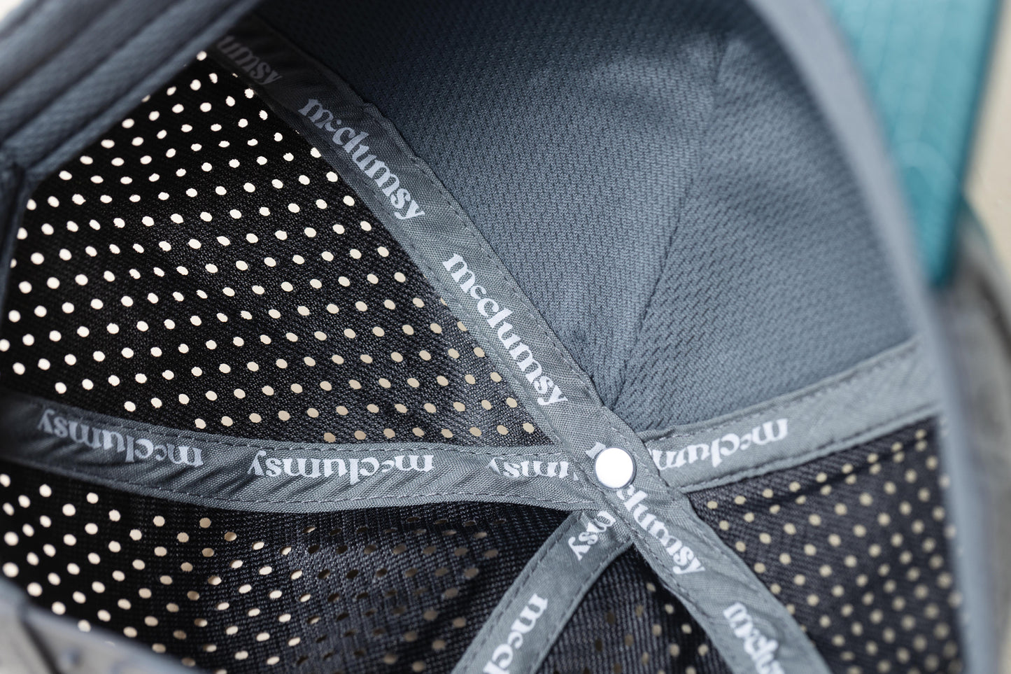 McClumsy Brown Trout Hat Inside Logo Tape