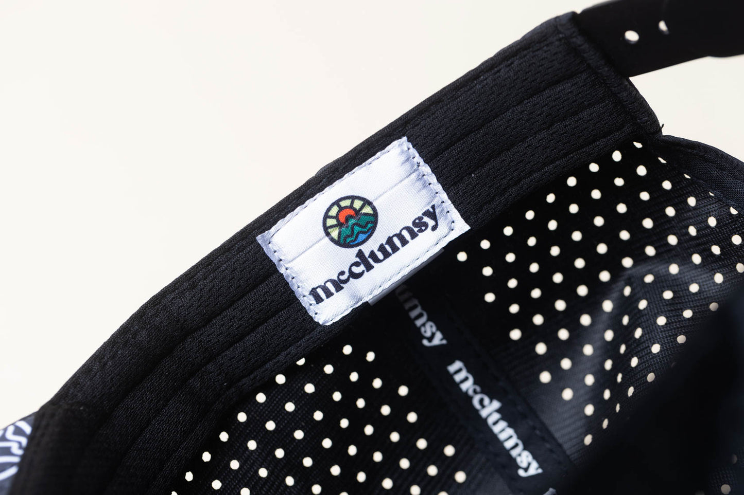 McClumsy McLogo Black on Twotone WB Trucker Inside Logo Tag