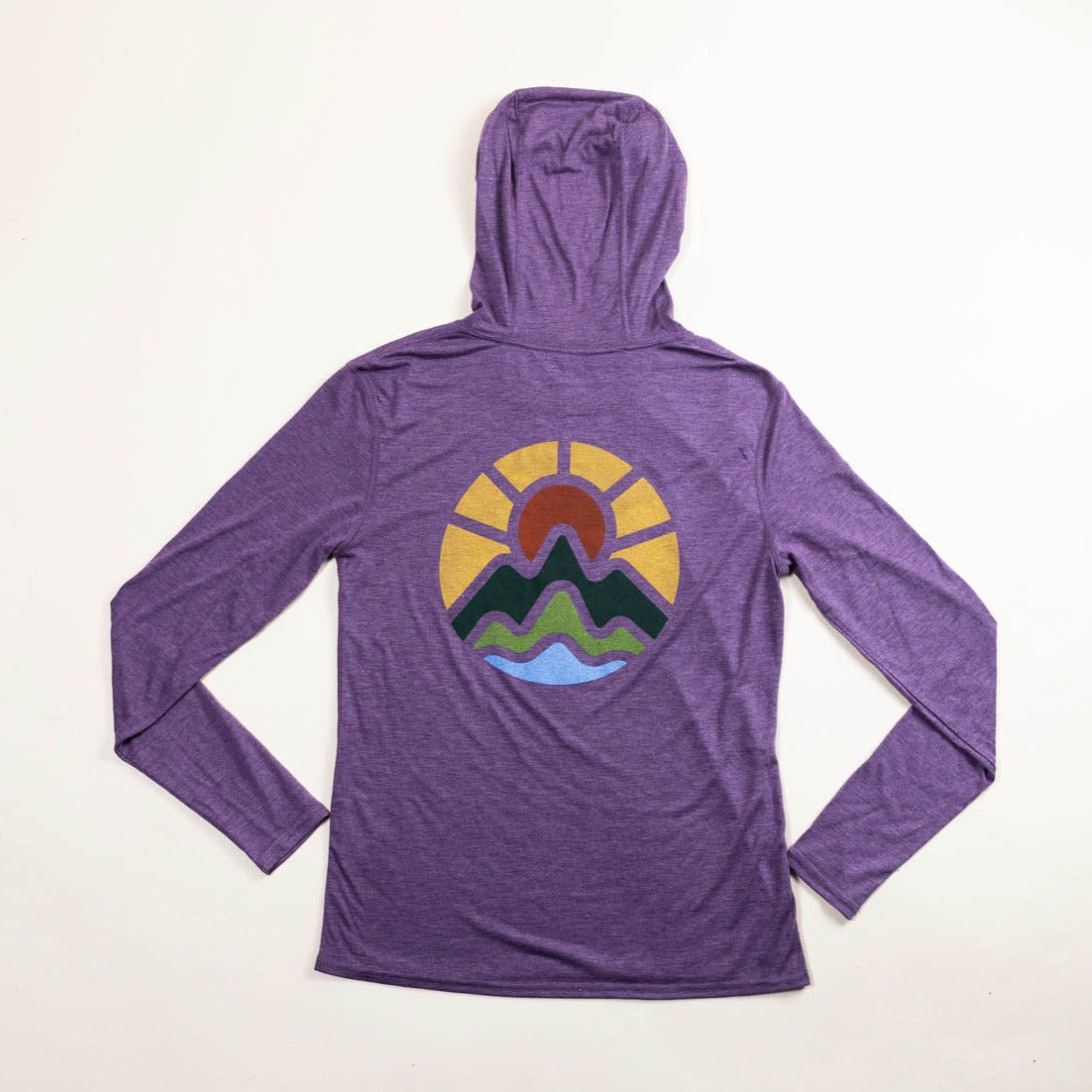McClumsy McLogo Full Color LW Hoodie on Purple Back Logo
