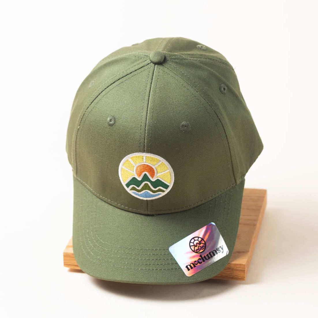 McClumsy Hat Full Color Logo on Forest Service Green Front