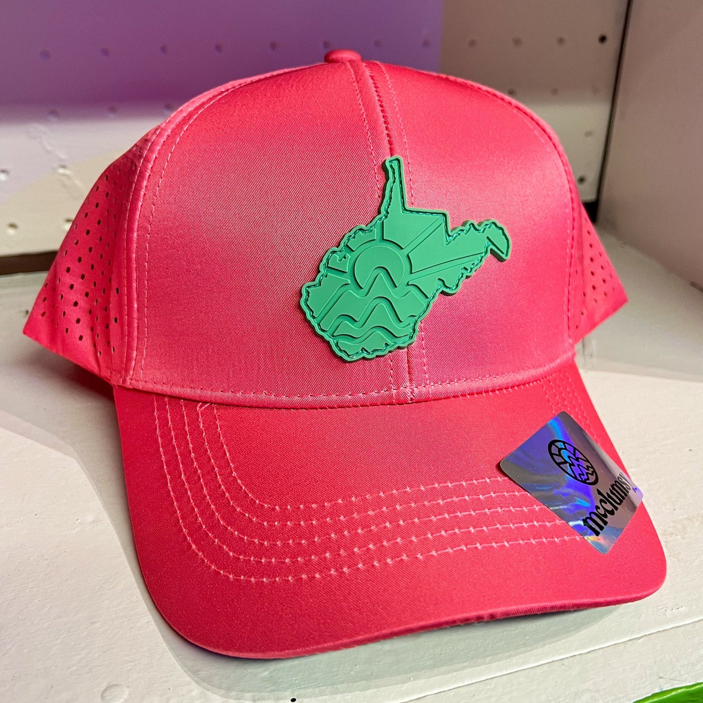 McClumsy Pink WV Laser Front Shelf Pic