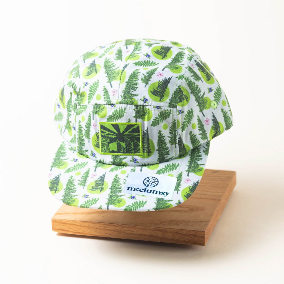 McClumsy Roaring Plains Crushable Camper Hat Light Grey Full View