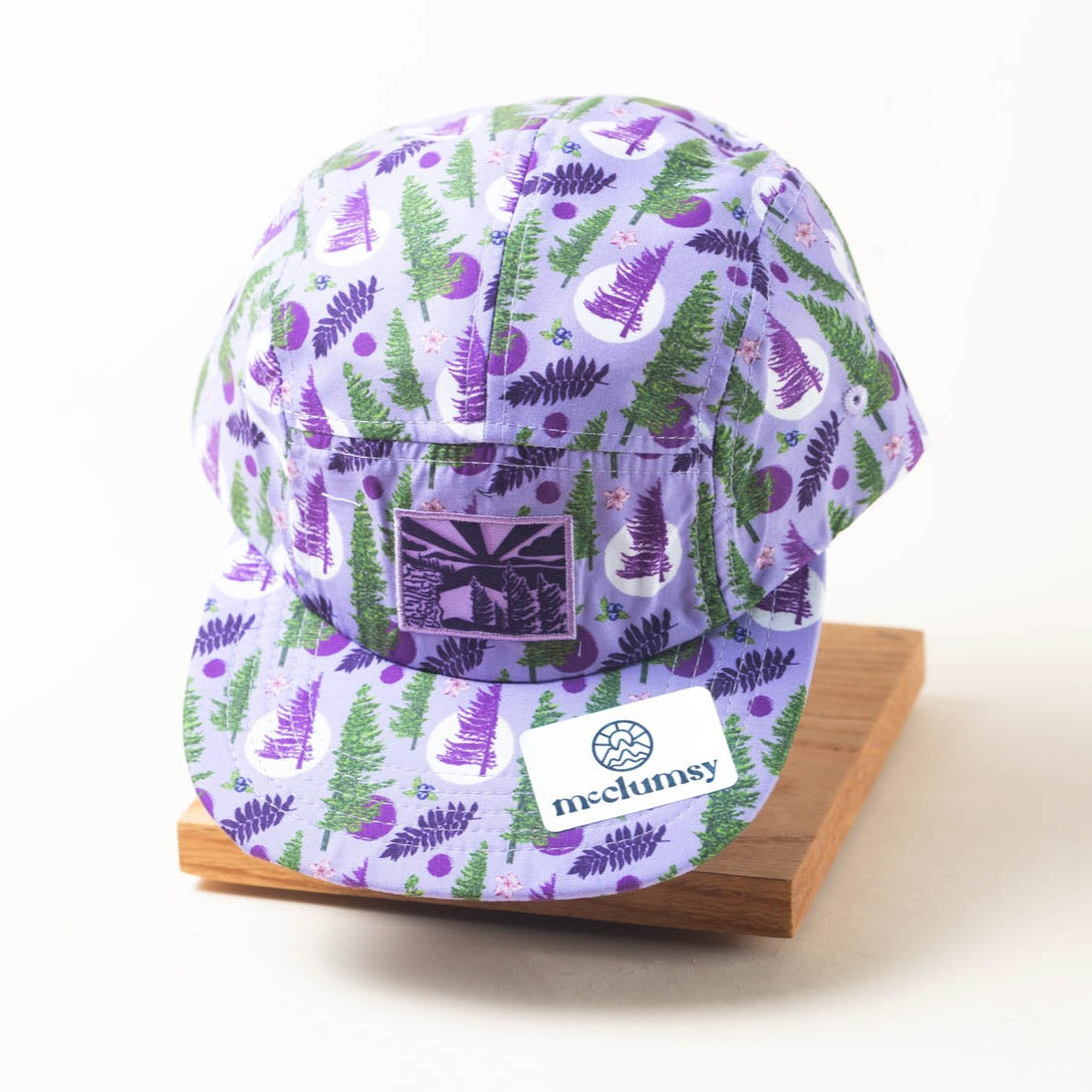 McClumsy Roaring Plains Crushable Camper Hat Purple Full View