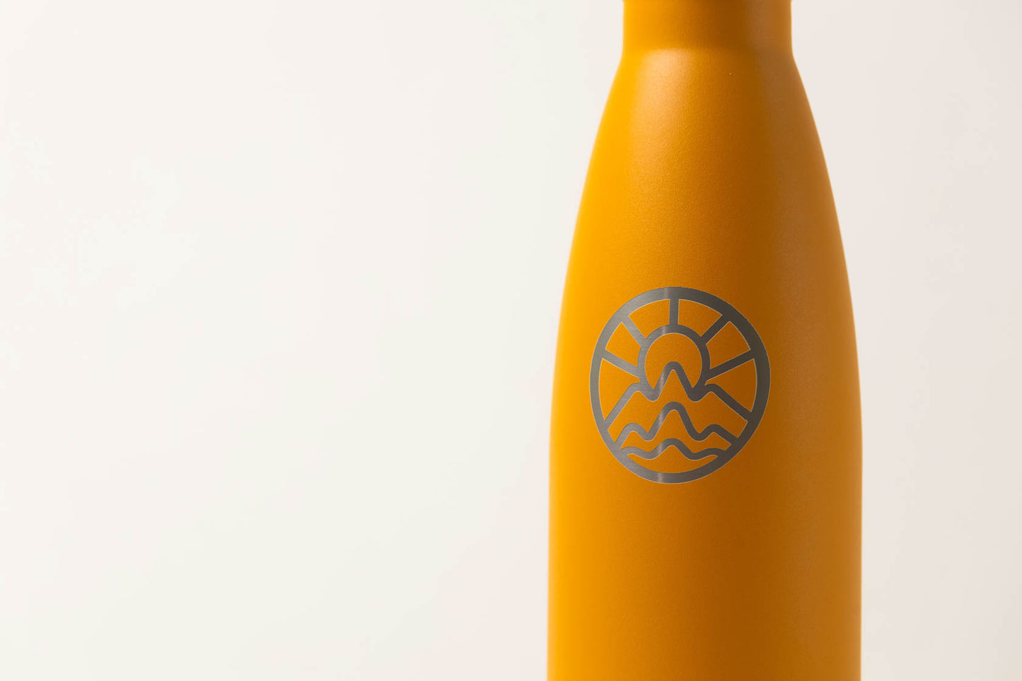 McClumsy Stainless Steel Top Thermos Mango Front Logo
