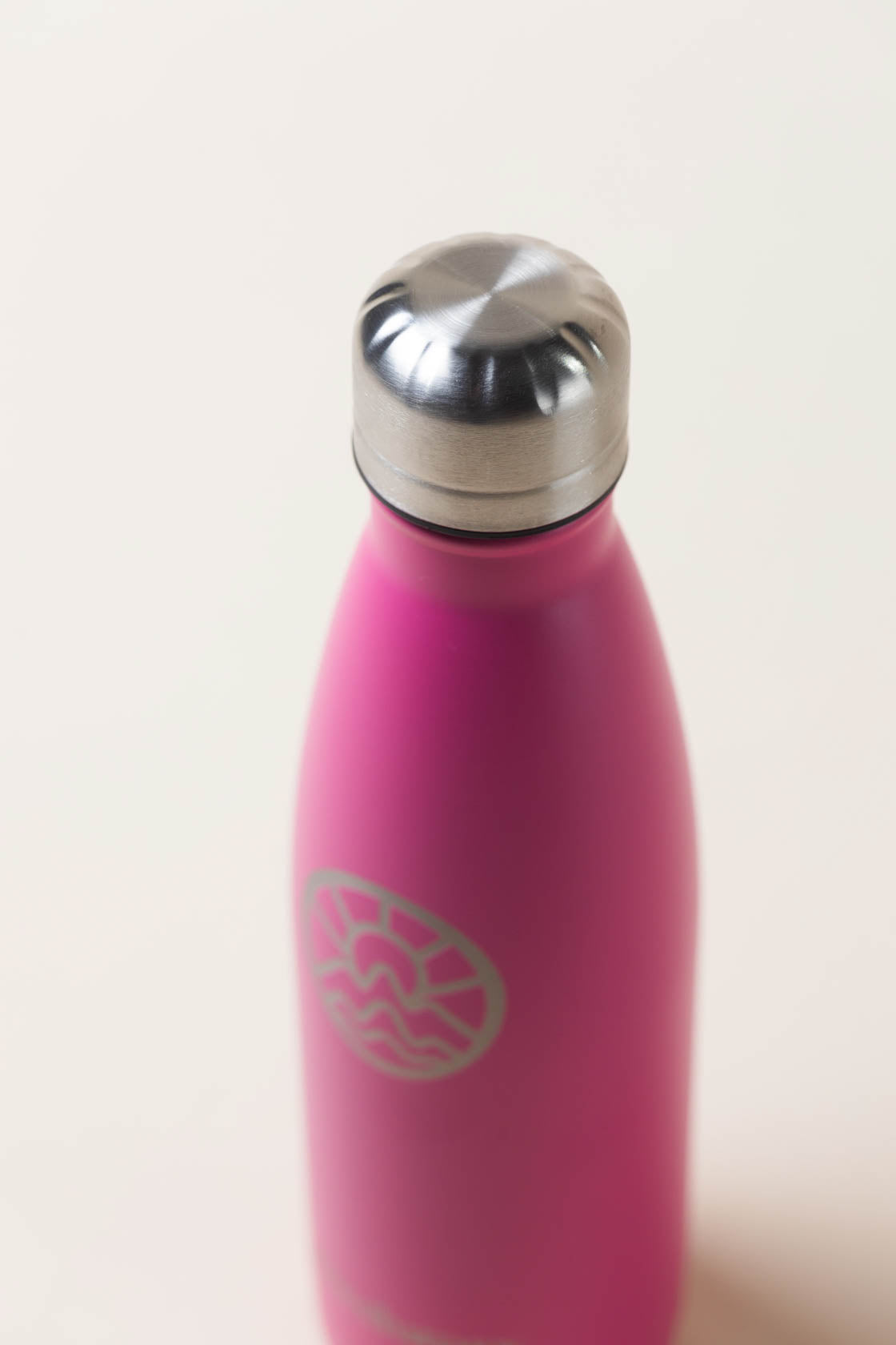 McClumsy Stainless Steel Top Thermos Pink Front