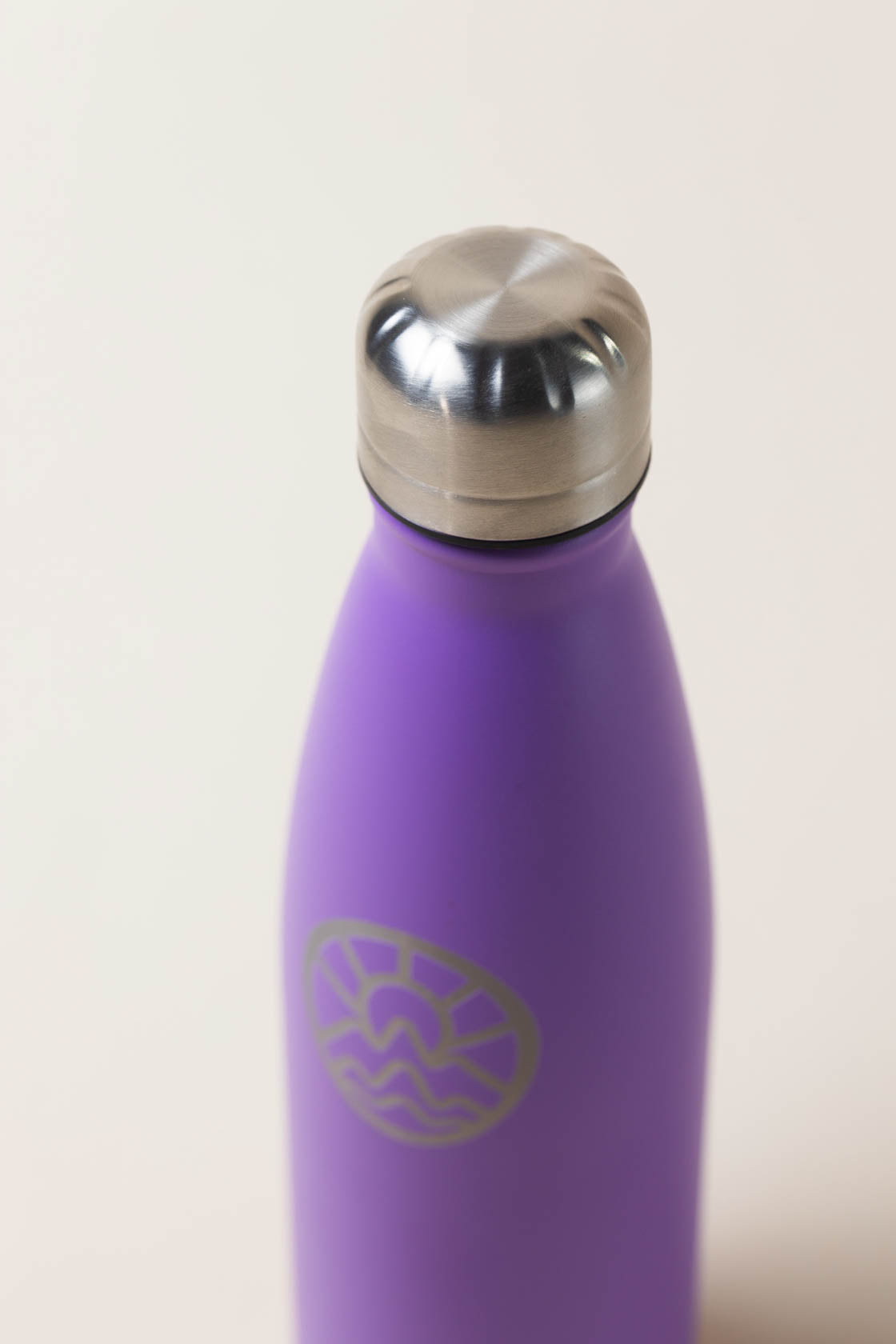 McClumsy Stainless Steel Top Thermos Purple Front