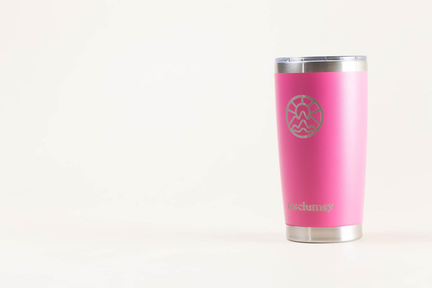McClumsy Tumbler Mug Pink Full Pic Right