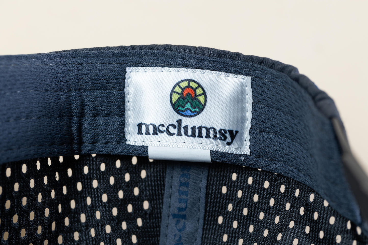 McClumsy WV Laser Blue Inside Logo Tag