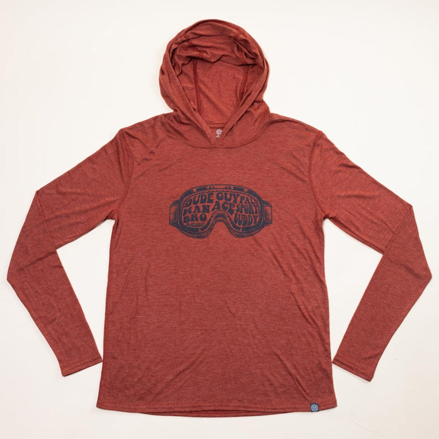 Dude Rust LW Hoodie Front