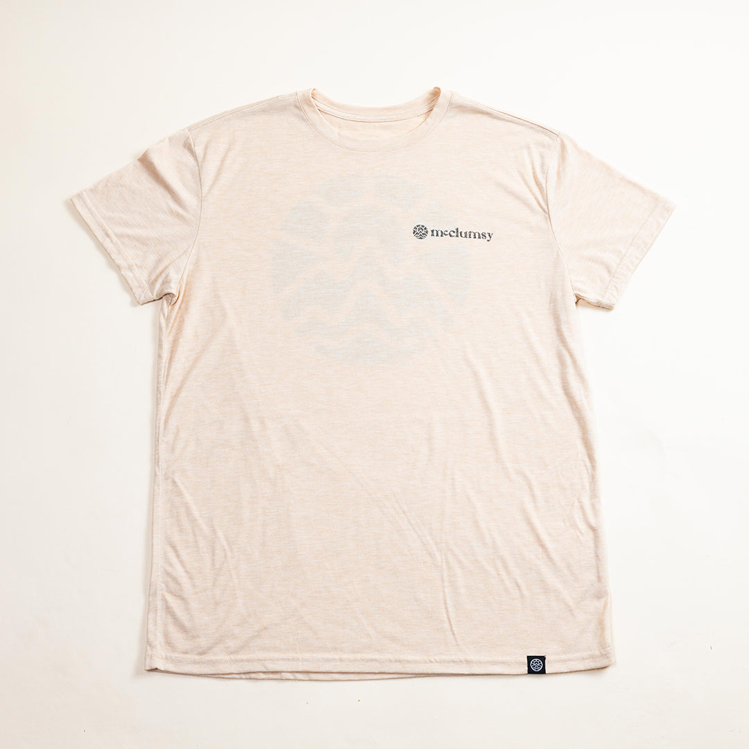 McClumsy Tee Nude TriBlend Front Full