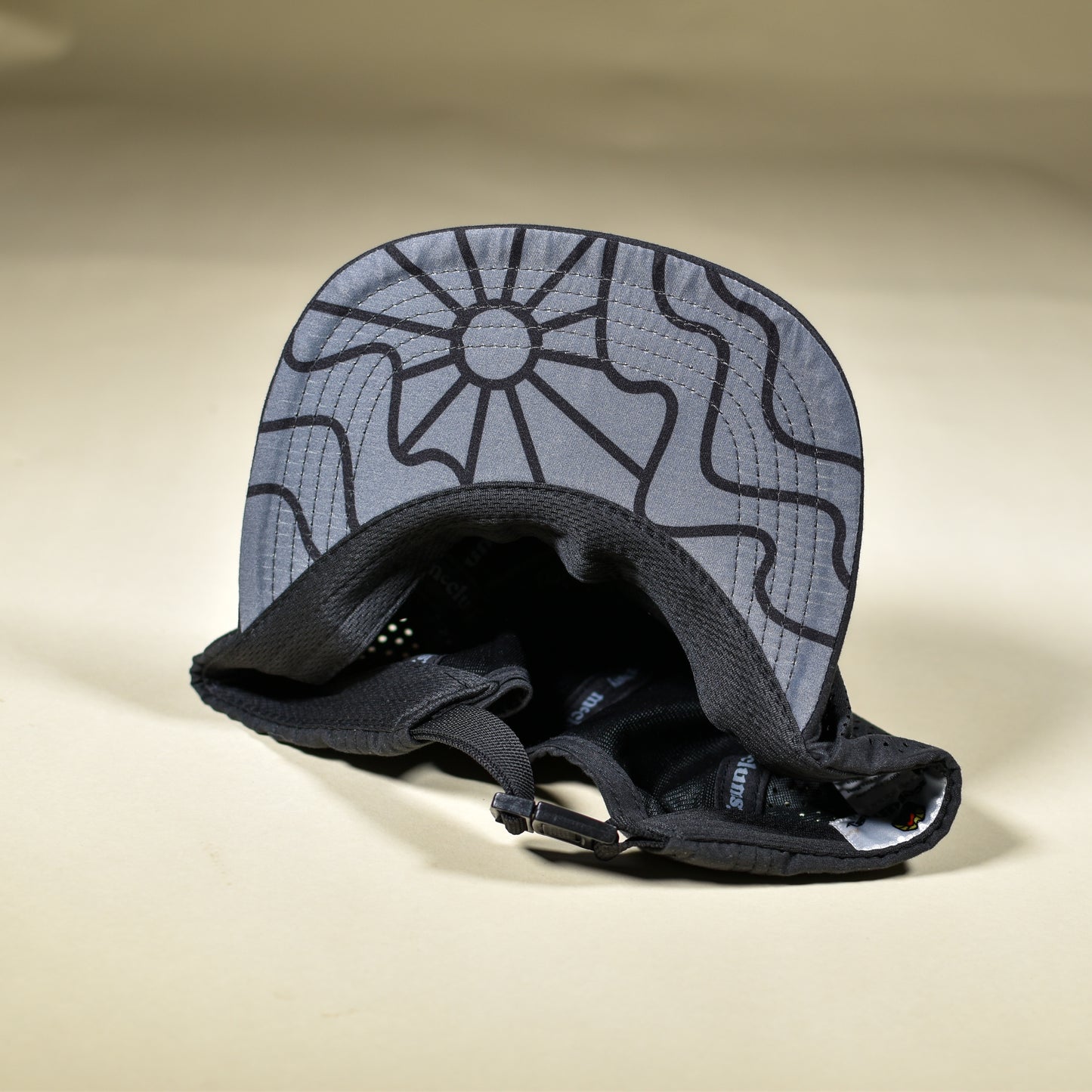 5-Panel Laser Cut - Black