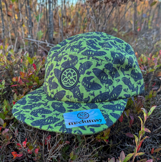 5-Panel Smallmouth Bass Hat - Army Green