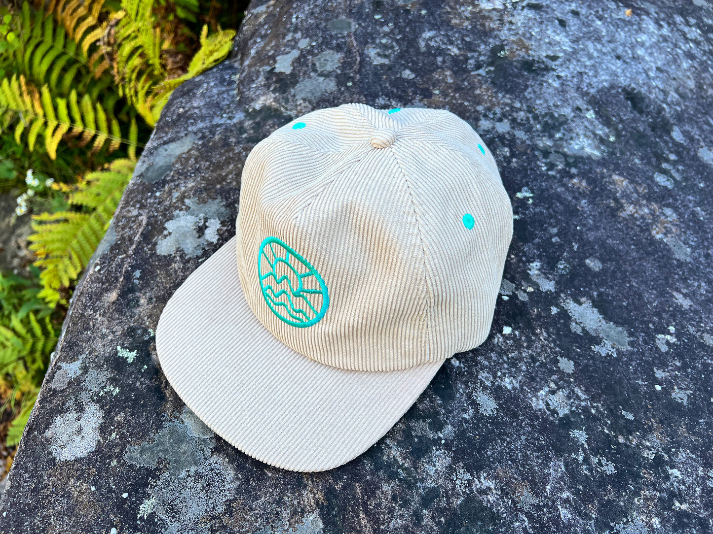 Corduroy 5 Panel Trucker - Pearl