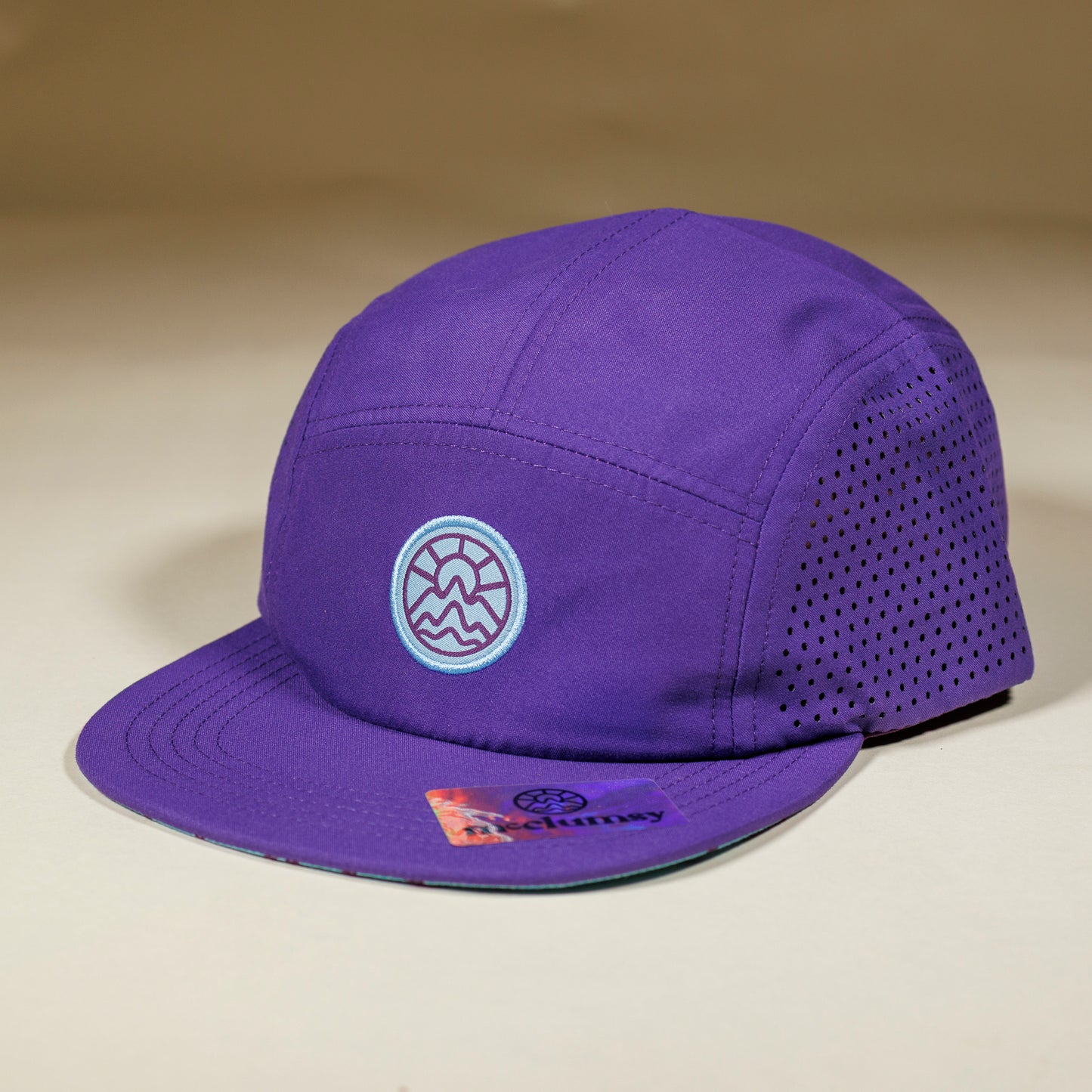 5-Panel Laser Cut - Purple