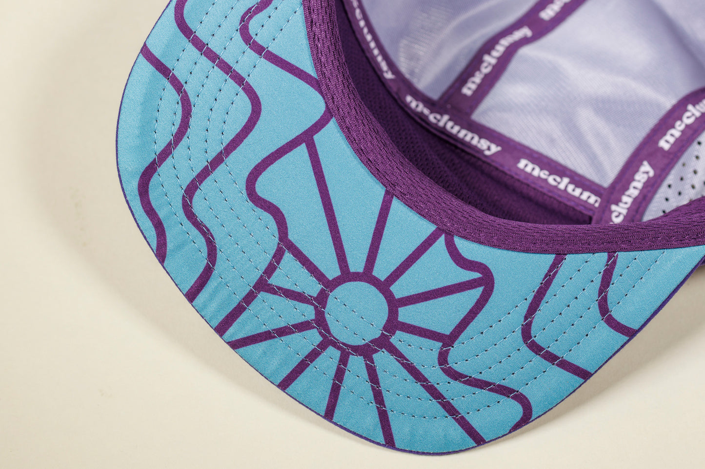 5-Panel Laser Cut - Purple