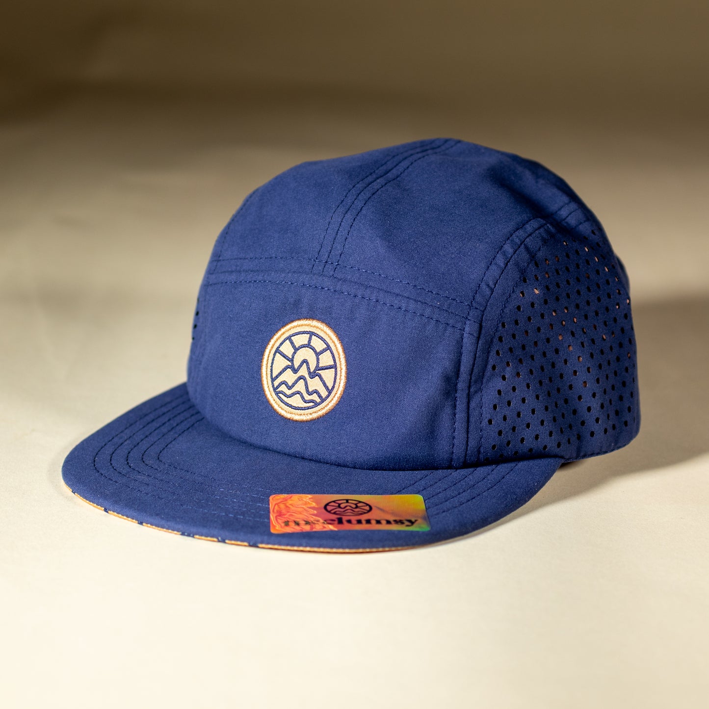 5-Panel Laser Cut - Navy