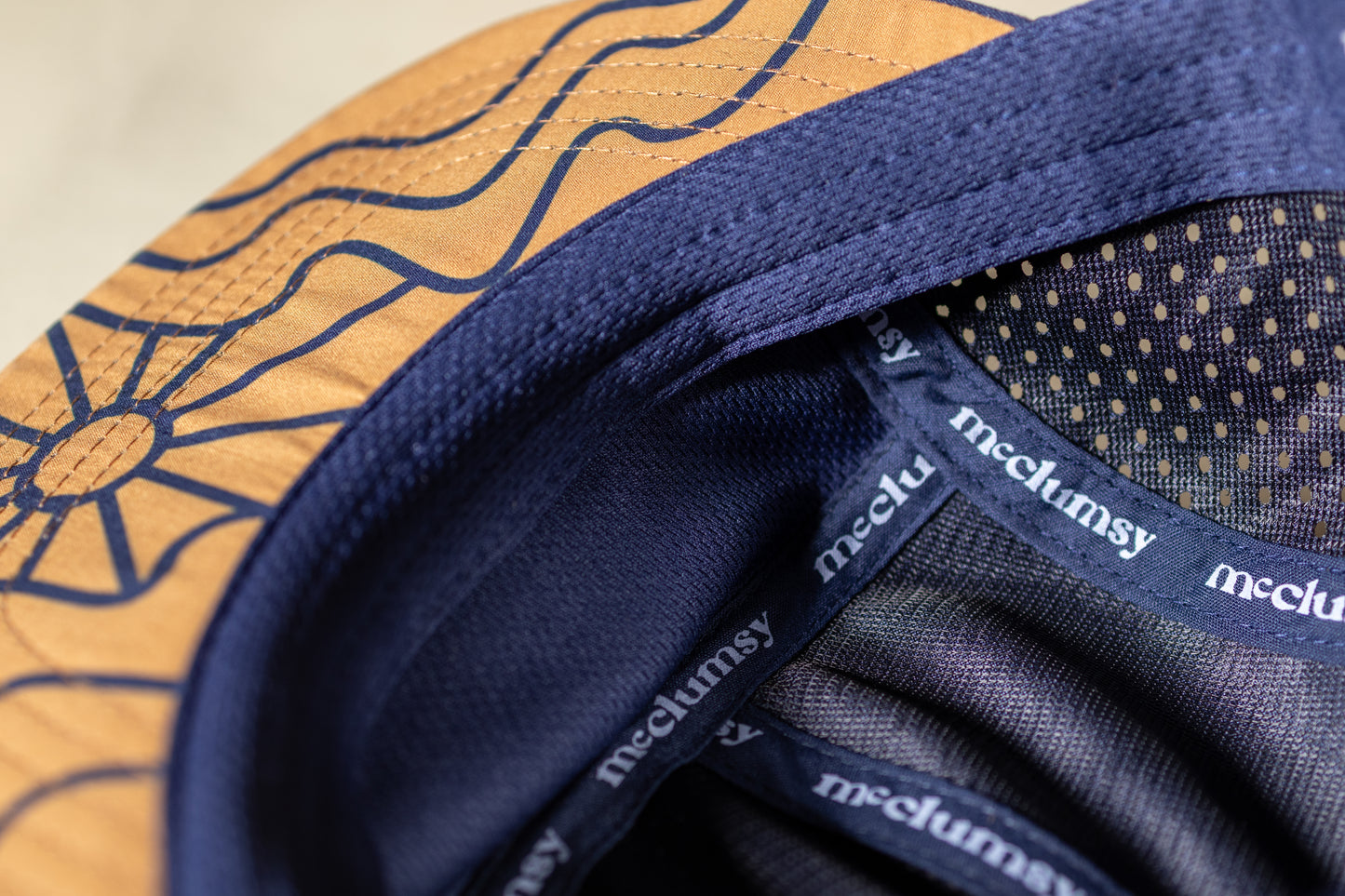 5-Panel Laser Cut - Navy