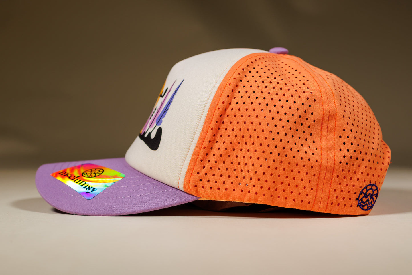 Foam Trucker - Mountains and Sea Purple and Orange