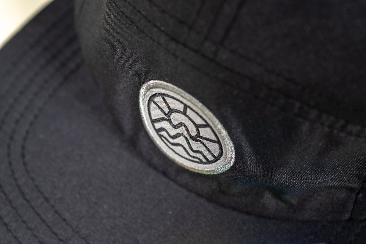 5-Panel Laser Cut - Black