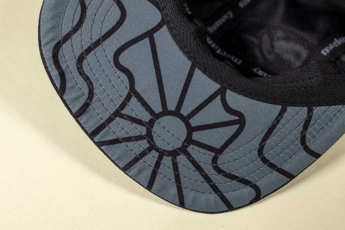 5-Panel Laser Cut - Black