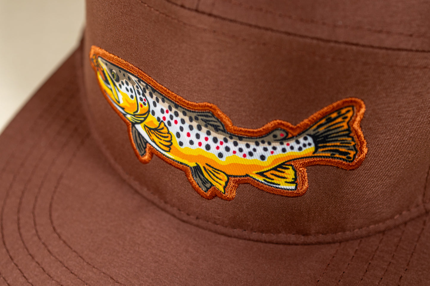 7 - Panel Brown Trout Hat