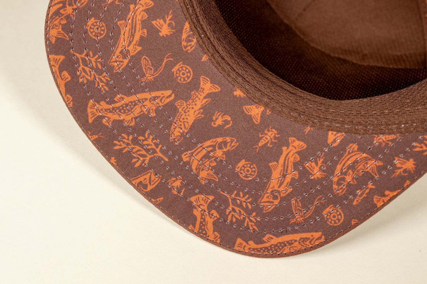 7 - Panel Brown Trout Hat