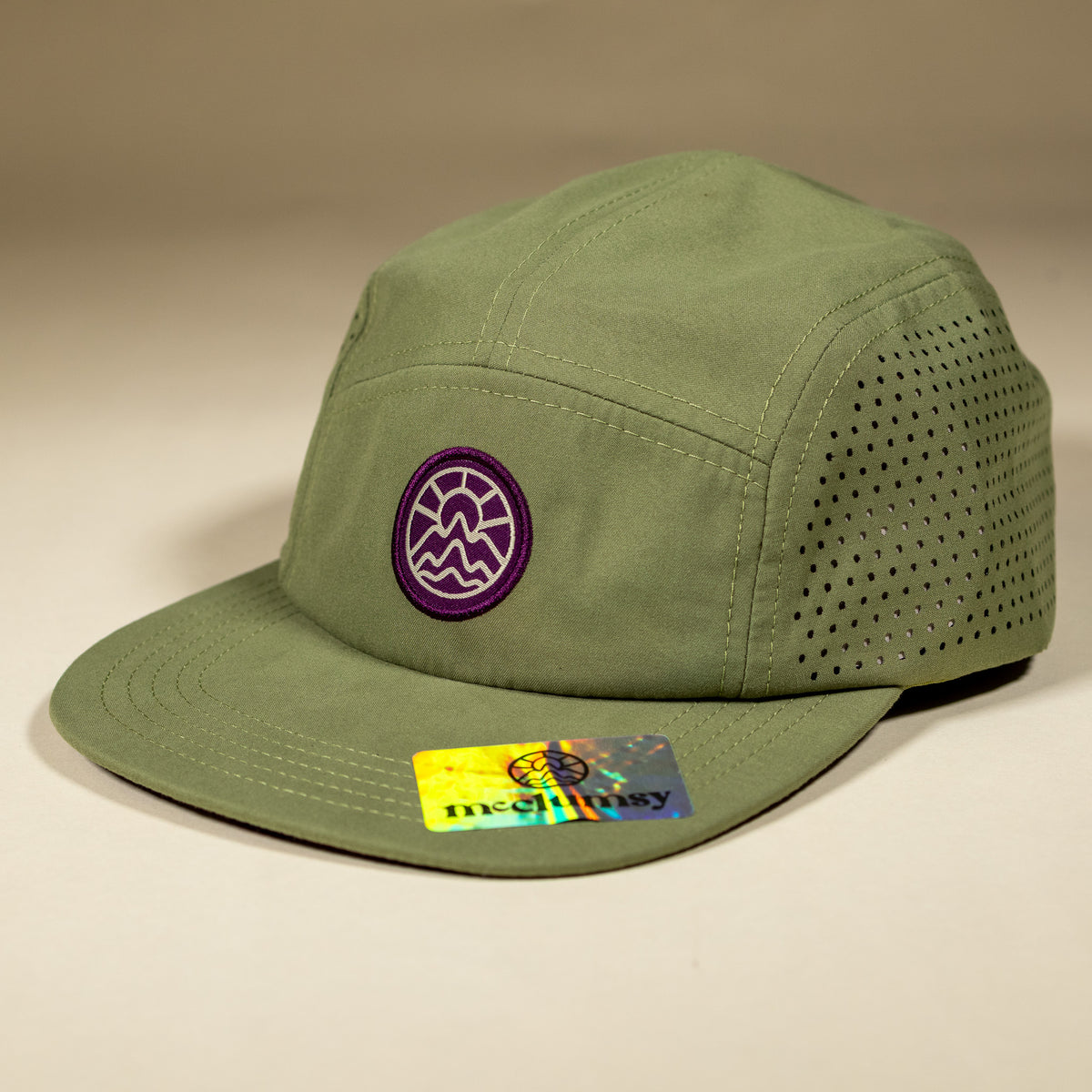 5-Panel Laser Cut - Avocado