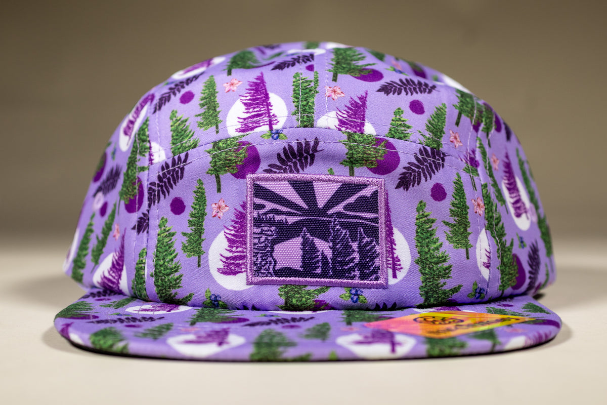 Chapeau de camping écrasable Roaring Plains - Violet