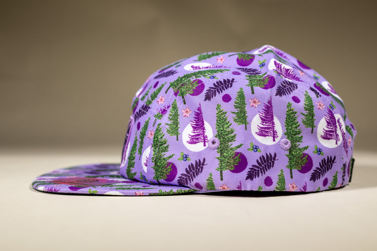 Chapeau de camping écrasable Roaring Plains - Violet