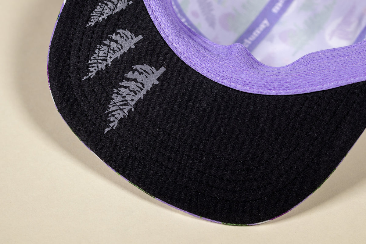 Chapeau de camping écrasable Roaring Plains - Violet