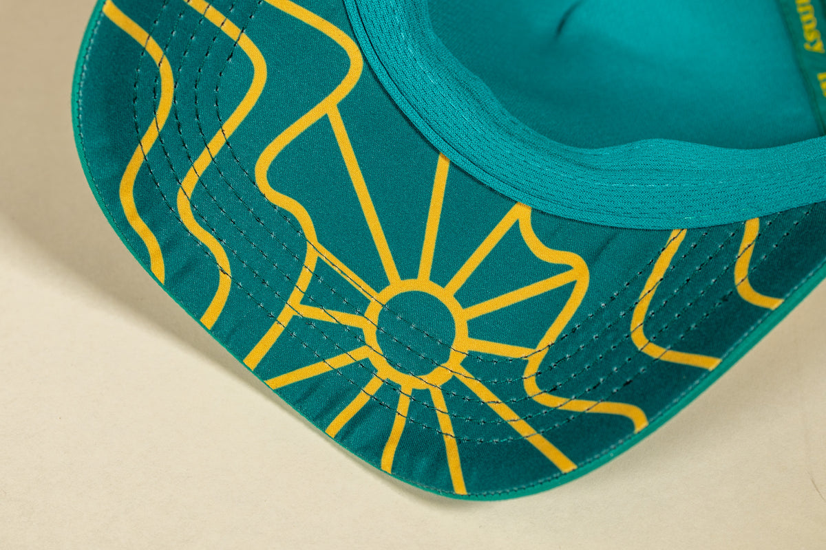 Foam Trucker - Yellow & Aqua Green