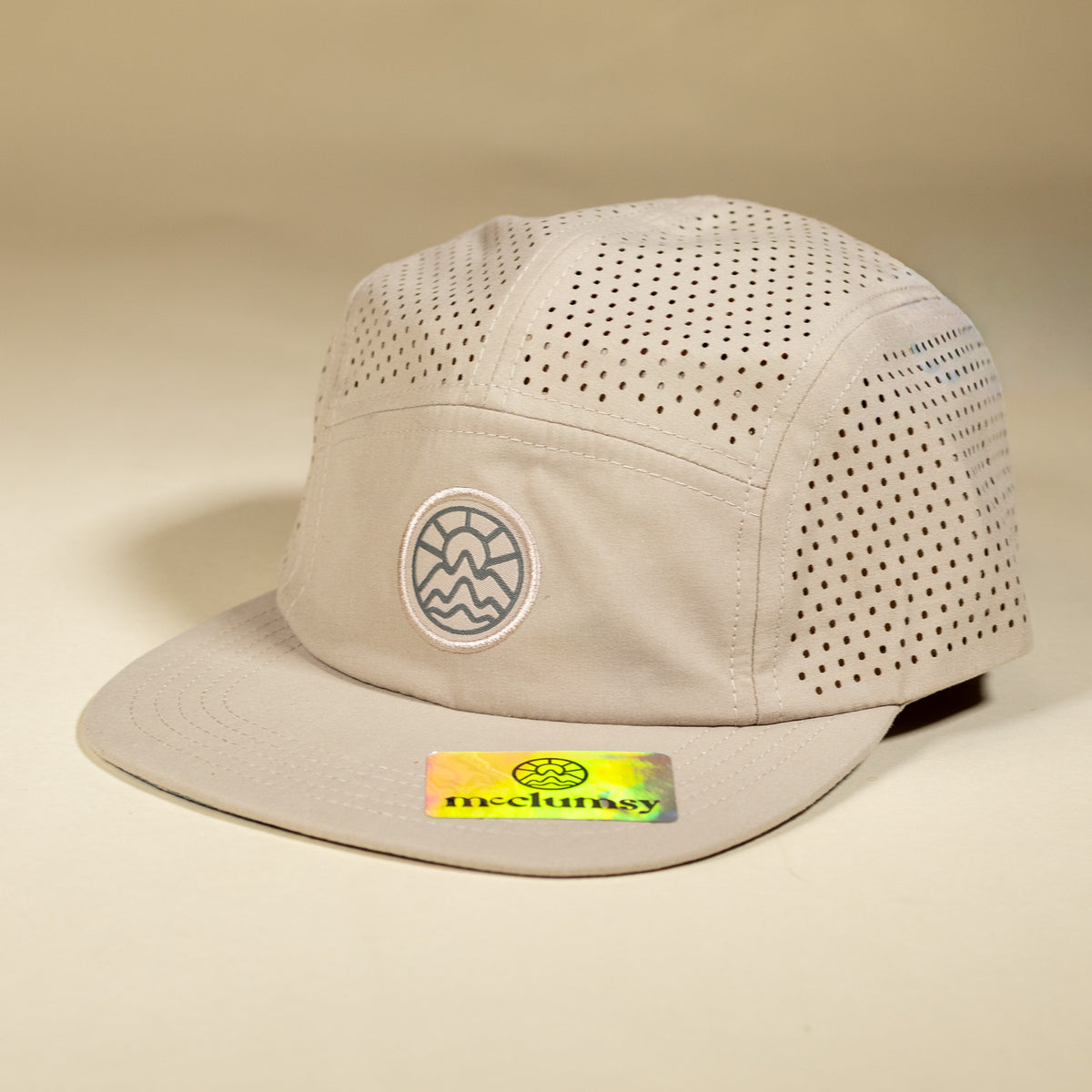 5-Panel Double Laser - Sand & Grey
