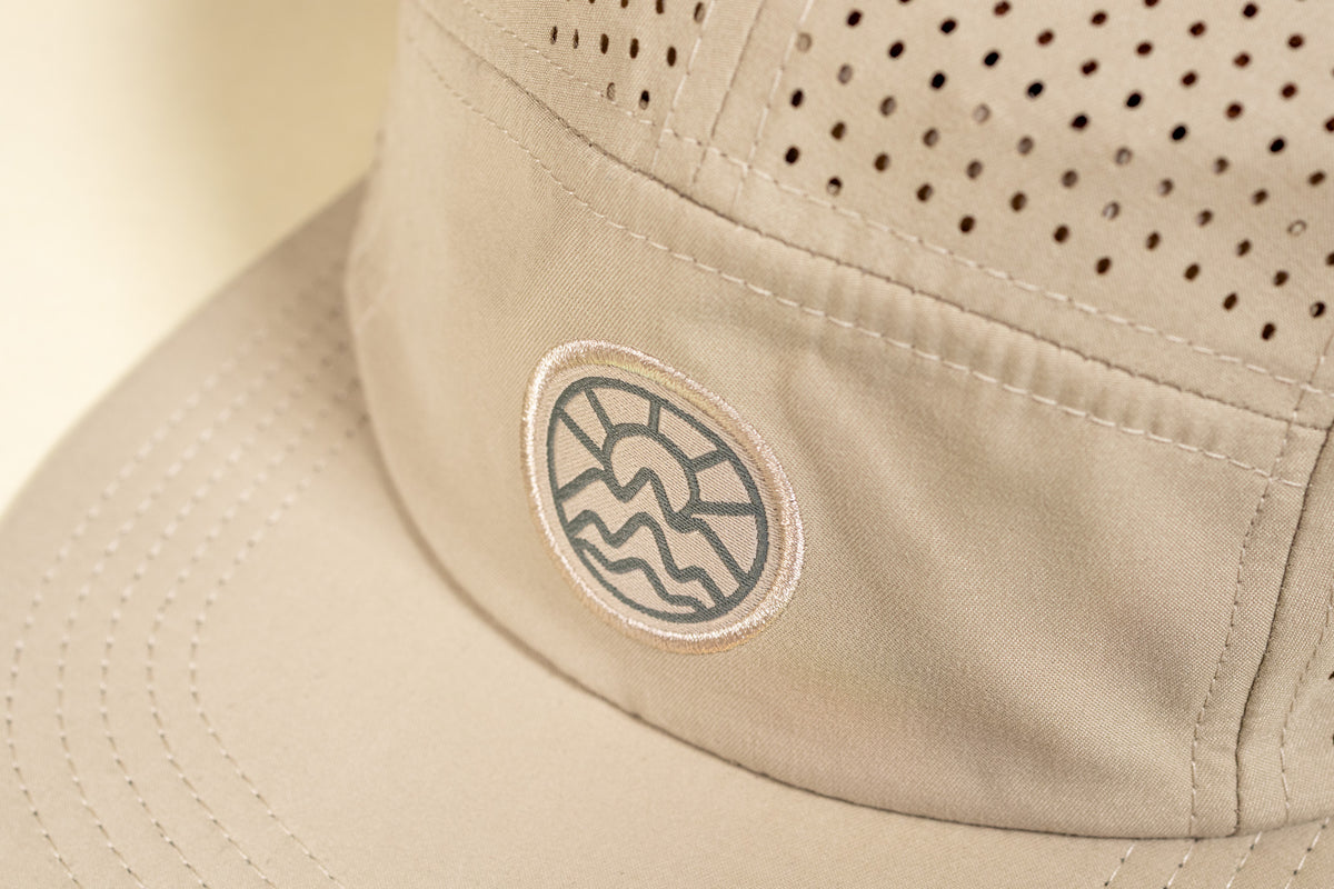 5-Panel Double Laser - Sand & Grey