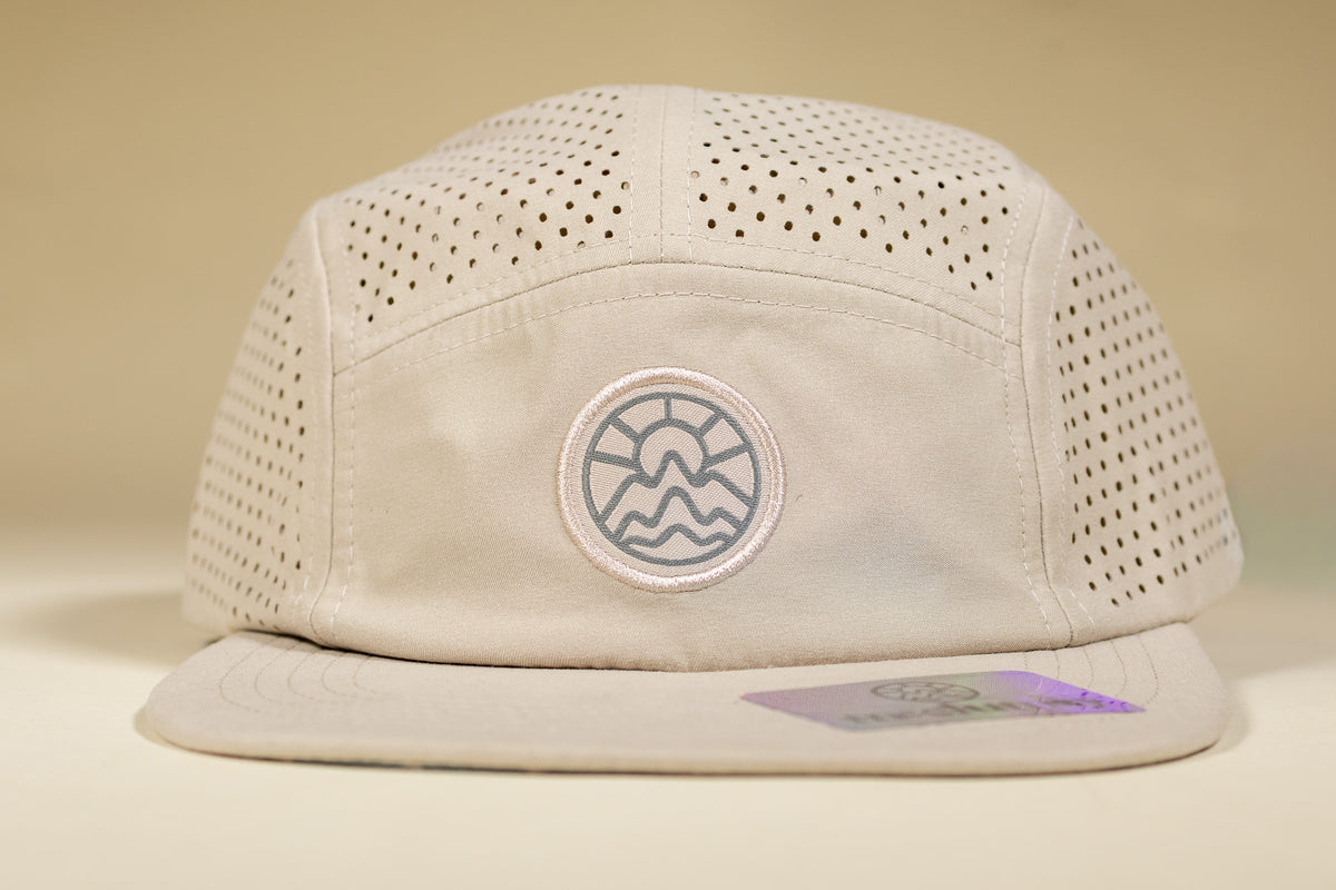 5-Panel Double Laser - Sand & Grey