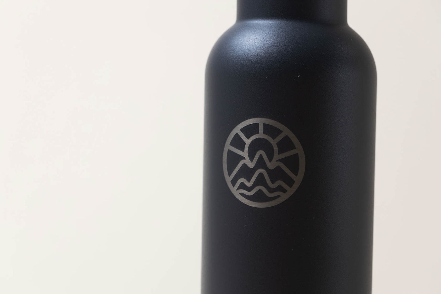 Water Bottle - 24 oz Stainless Steel Insulated - Dark Grey