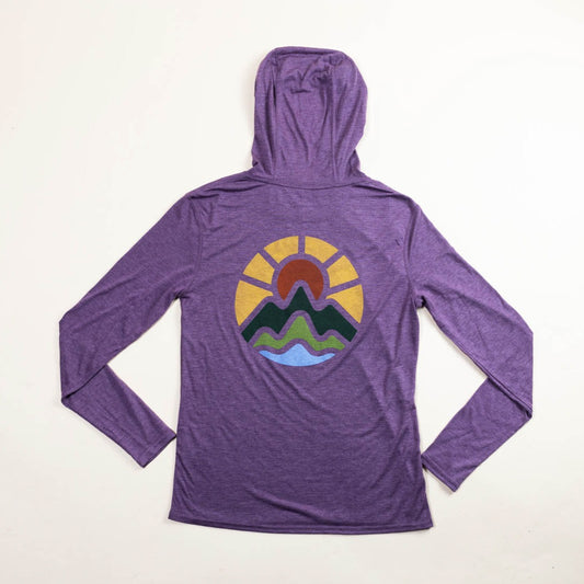 Lightweight Hoodie - McClumsy Full Color - Purple Heather