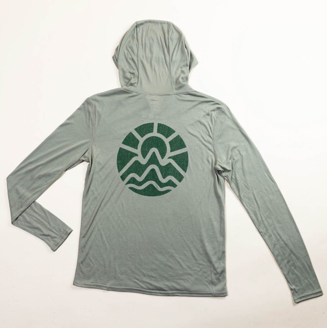 Lightweight Hoodie - McClumsy Single Color - Sage Green