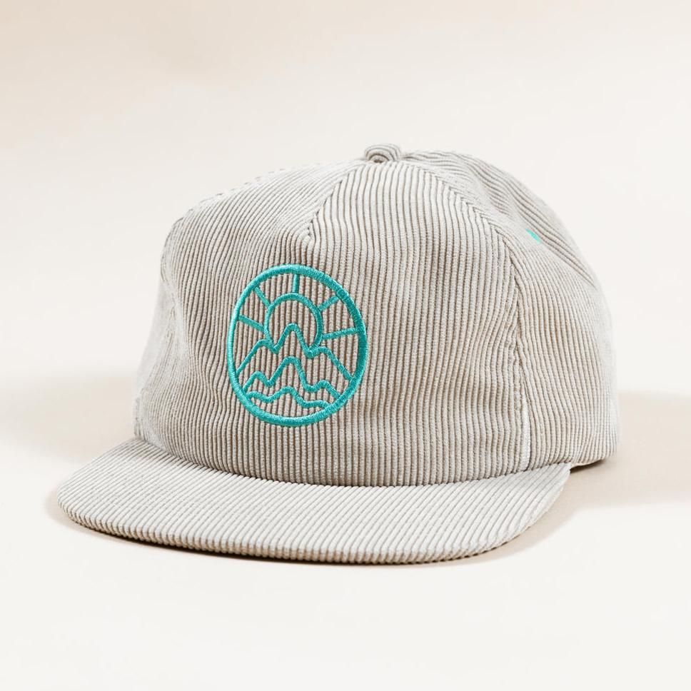 Corduroy 5 Panel Trucker - Pearl