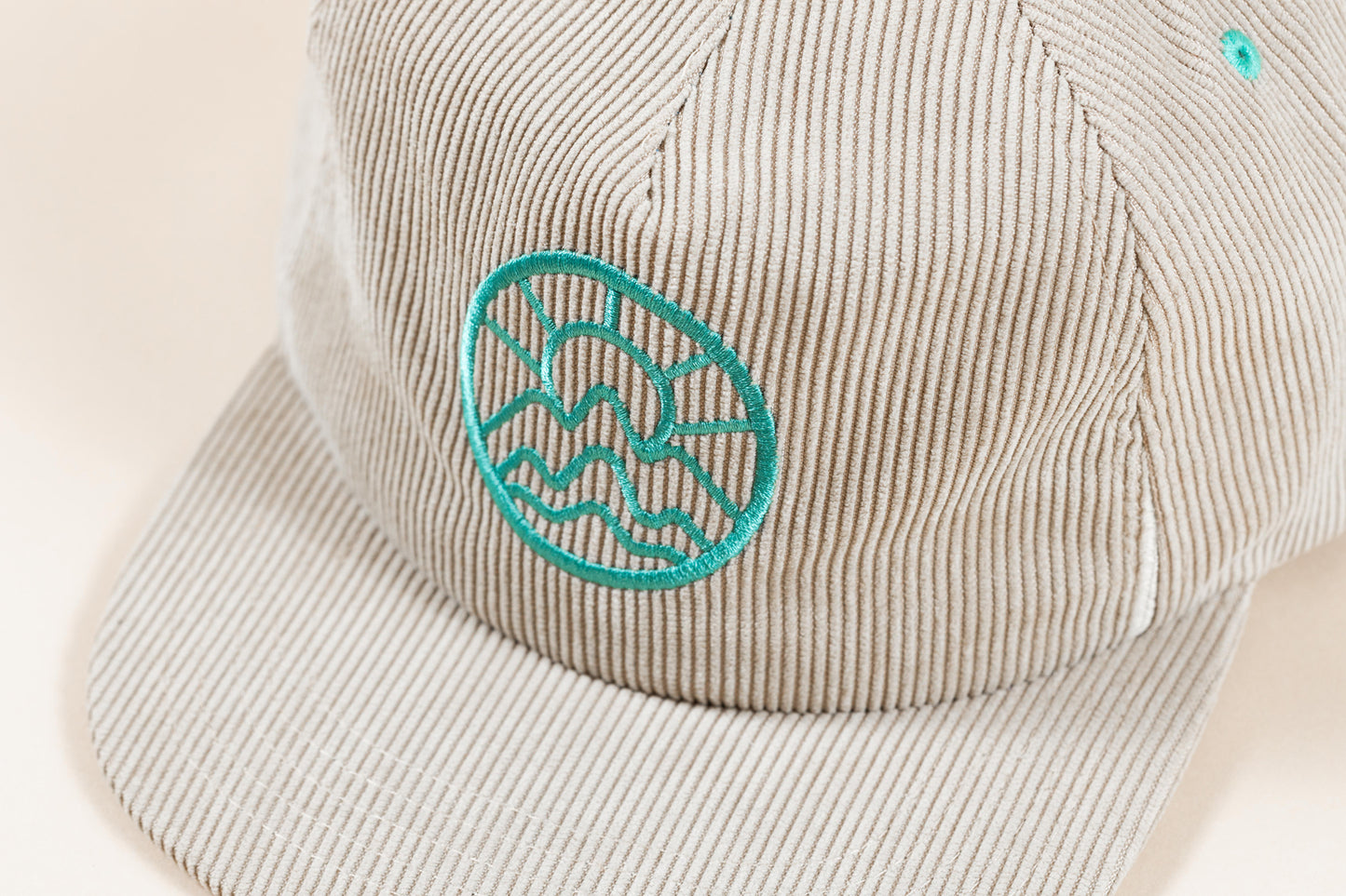 Corduroy 5 Panel Trucker - Pearl