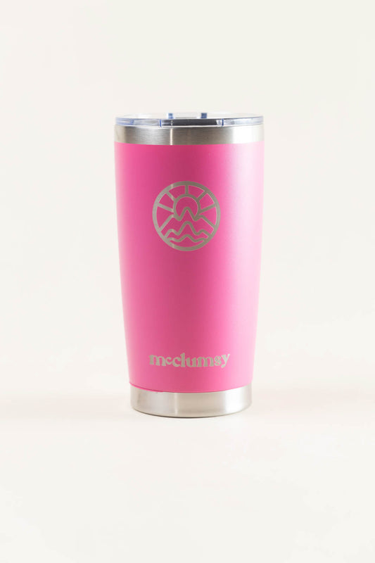 Tumbler - 20 oz Stainless Steel Insulated - Pink