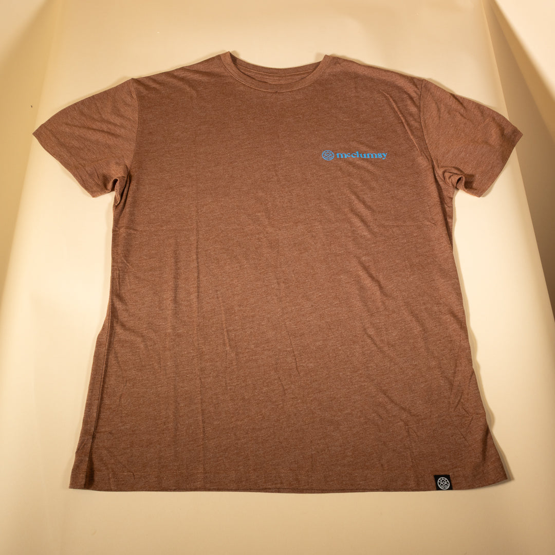 T-Shirt - McClumsy Unisexe Pleine Couleur - Gris Chiné