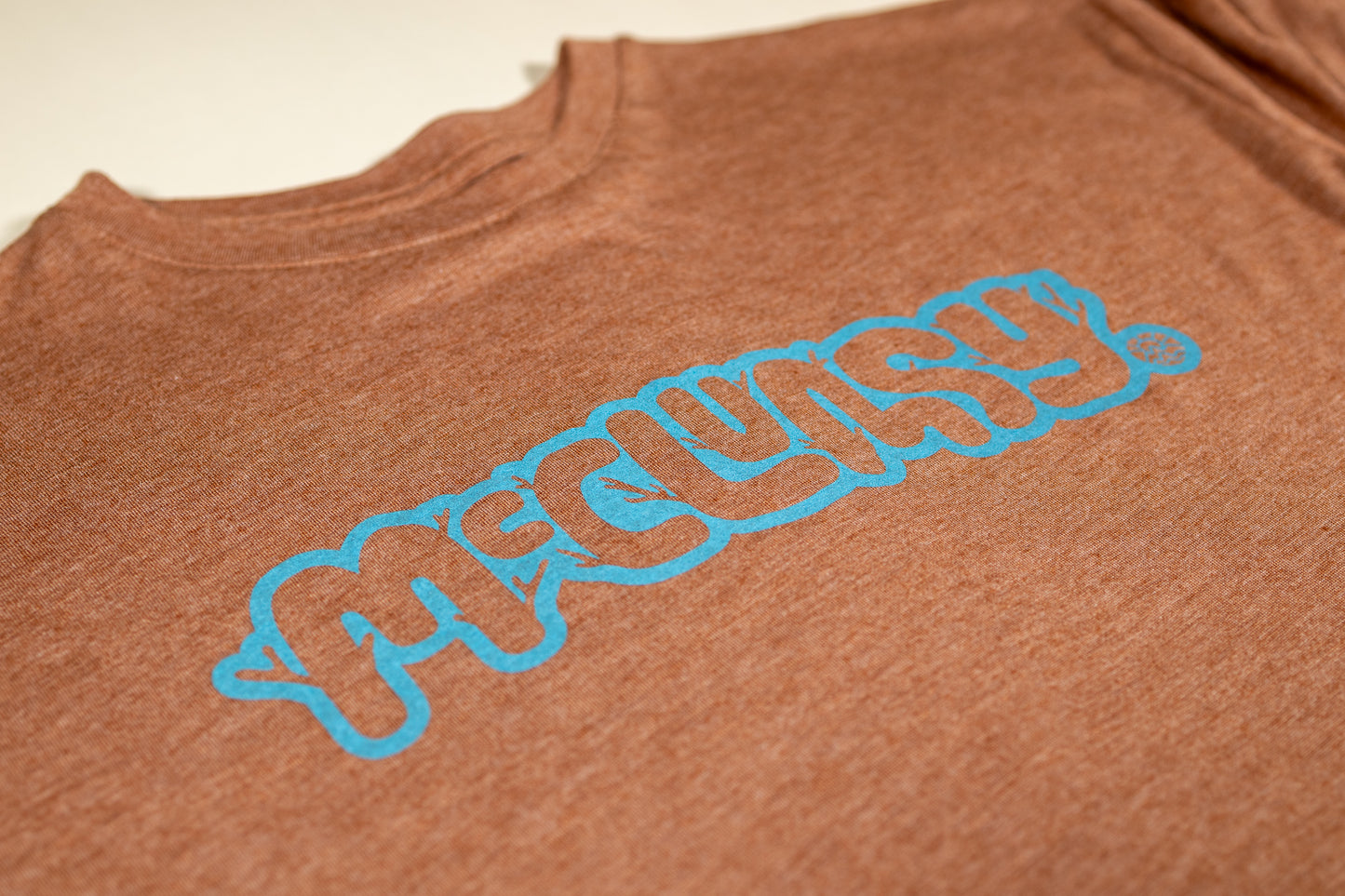T-Shirt - McClumsy Unisexe Pleine Couleur - Gris Chiné